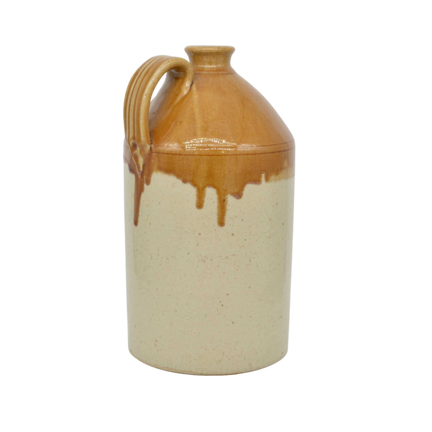 Large Salt Glaze Stoneware Jug | American Antique